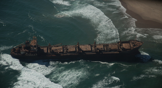 The Skeleton Coast is full of shipwrecks, all with their own story to tell