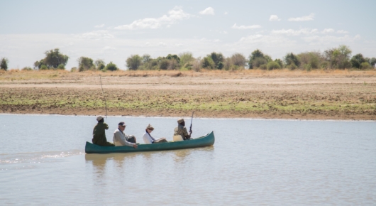 Canoeing in Luangwa valley
