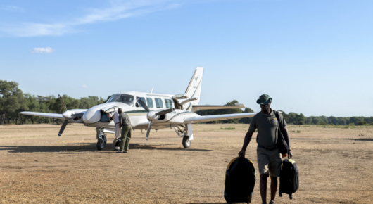 Lolebezi arrivals image courtesy of African Bush Camps
